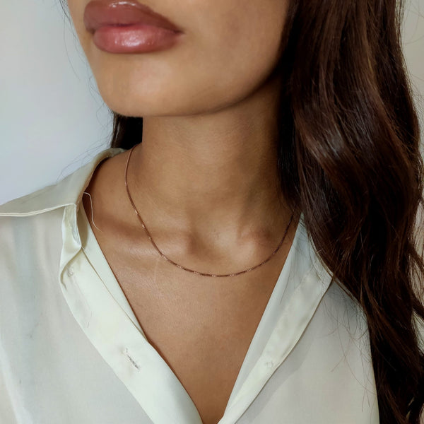 Collana saldata argento 925